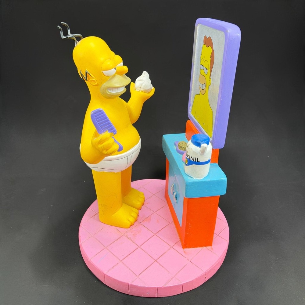 The Simpsons Homers Hair Dream Sculpture 1378 Hamilton Collection 2003 Figure